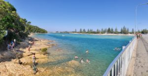 baignade sur la gold coast
